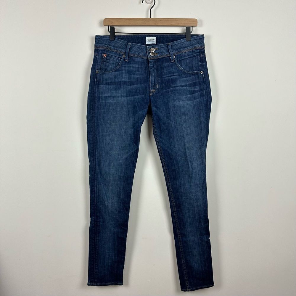 Hudson Collin Mid Rise Skinny Jean, 30